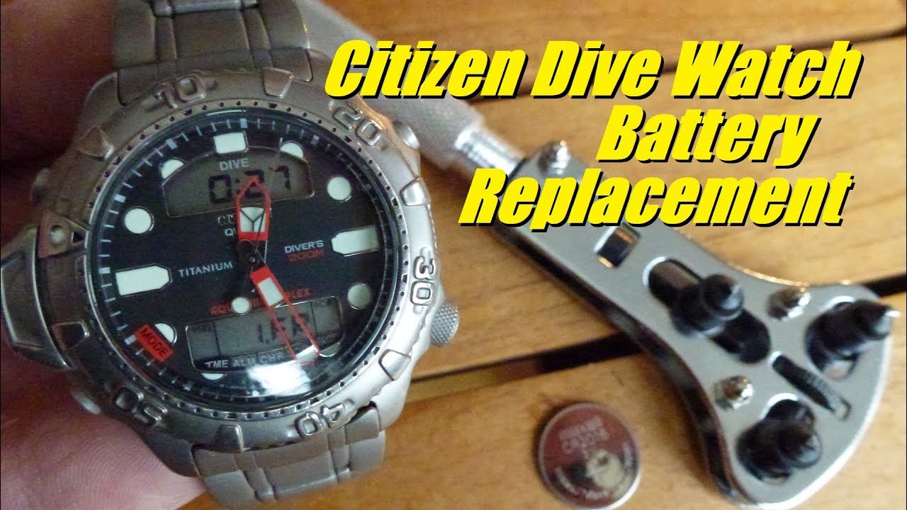 citizen watch battery replacement guide